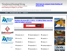 Tablet Screenshot of newjerseyheatingoil.org